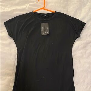 Black Short Sleeve Dress